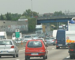 Bilden �r tagen strax utanf�r Milano p� A4 - 2007
