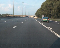 A15 med sitt skiftande vägunderlag - 2005